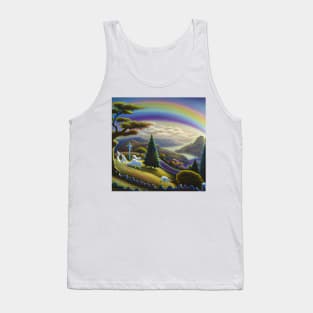 Fantasy cartoon Landscape Dreamland Tank Top